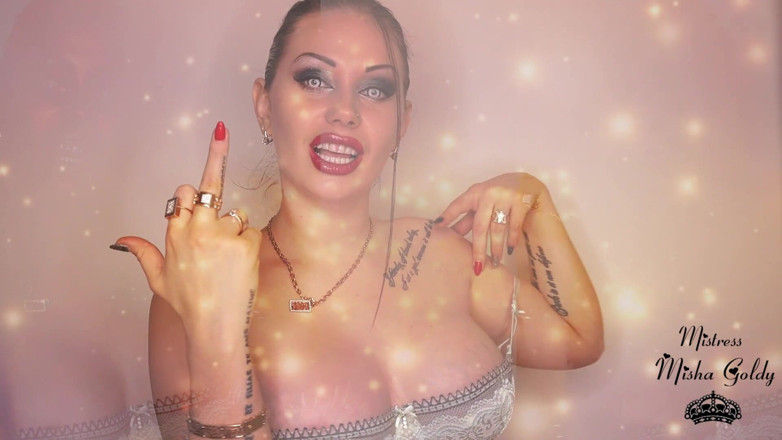Goddess Misha Goldy: Demonic financial ruination! Deeper in debts mindfuck!