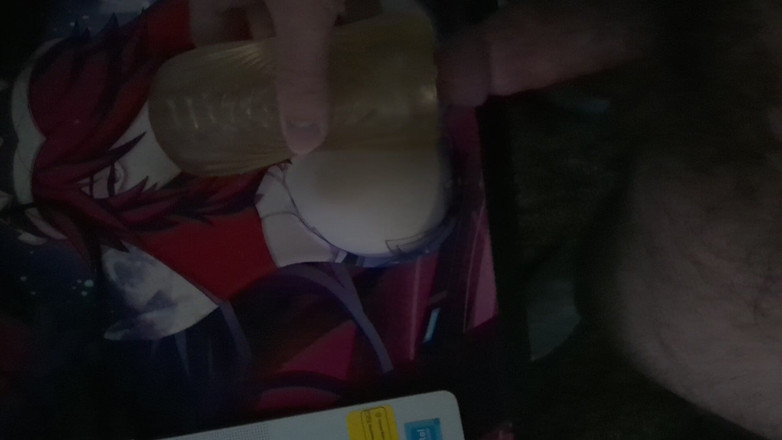 Secret loser gooner: Transando com um Stroker na Minha Mesa
