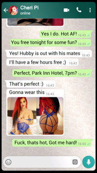 Cheri Pi Whatapp Sexting an Old Man