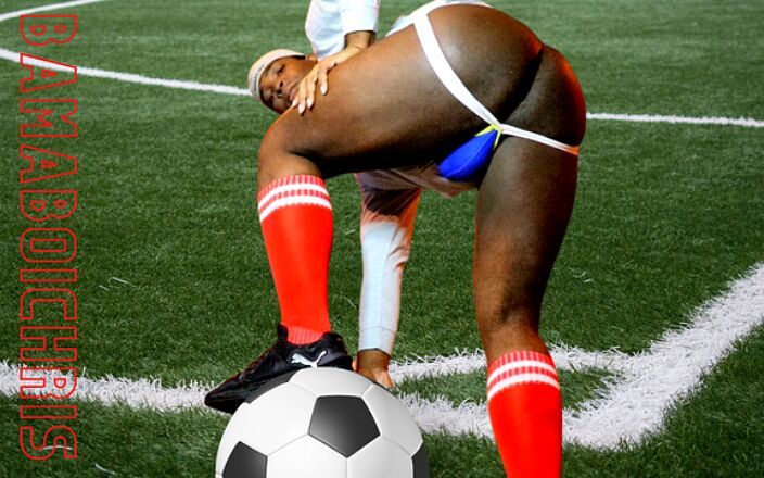 Bamaboi Chris XXX: Vista previa. Entrenamiento anal de jugador de fútbol para la...