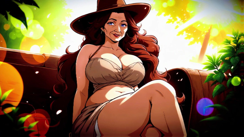 AI Porn: Неслухняні старі жінки, мультфільм стиль, добірка ai