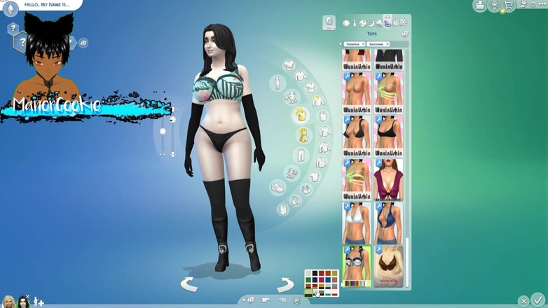 Manor Cookie: Sims 4 - 修改模拟人生，让一个熟女和一个哥特人熟女一起生活，和不同的人做爱