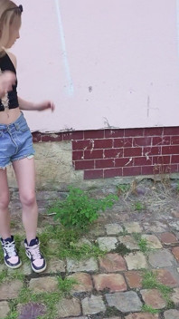 German Scout - Skinny Small Tits Teen Maya Sinn Pick up for No Condom Casting Fuck
