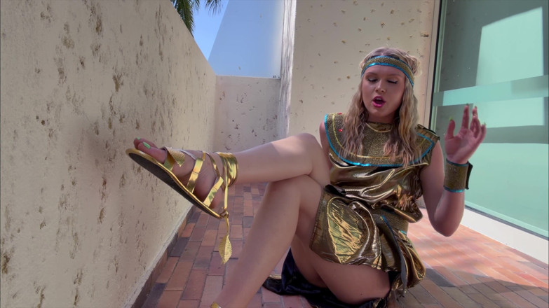 Kink in Time: Le fantasme femdom égyptien ancien de Juliana Marie, 4K, POV, le Commandement...