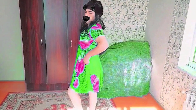 Kitty_Cross: Sissy Dressing up Slowly in Pastel-colored Bedroom