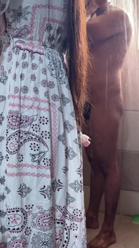 Stepson Saw MILF Saara Naked After Shower and Couldn’t Hold His Cock Away From Her Wet Cunt