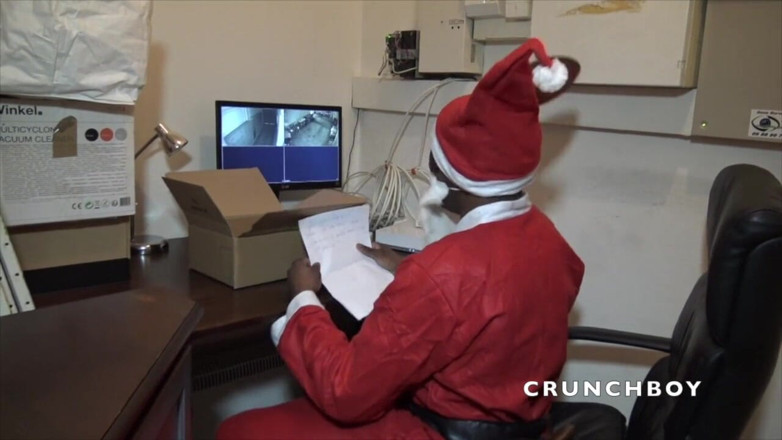 Gaybareback: Kevin Wood fucked bareback by 2 tops boy dressed in Santa...