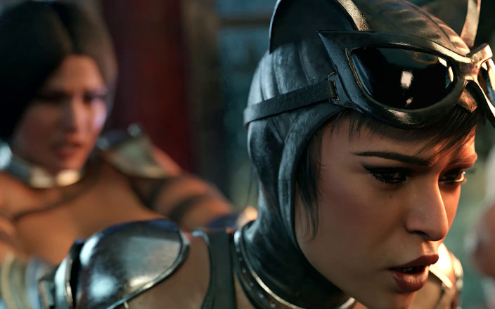 Futanari 3D: Futa Wonder Woman &amp; Supergirl Take Turns on Catwoman - 3D Futanari Animation