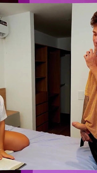 Sınava çalışırken Alejandra Palacios! Ben Penetrasyon Yaparken Boşalıyor ve Ağzına Boşalıyorum!!