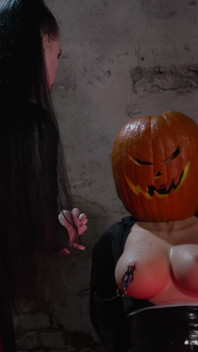 Halloween Nipple and Smoking Fetish