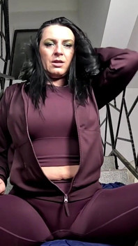 Downjacket Tease, Sweaty Tracksuit Cameltoe and Pussy Slapping