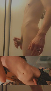 그녀의 몸을 과시하고 구멍을 벌려주는 트랜스 펫