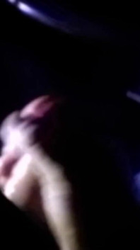 Wanking in Car