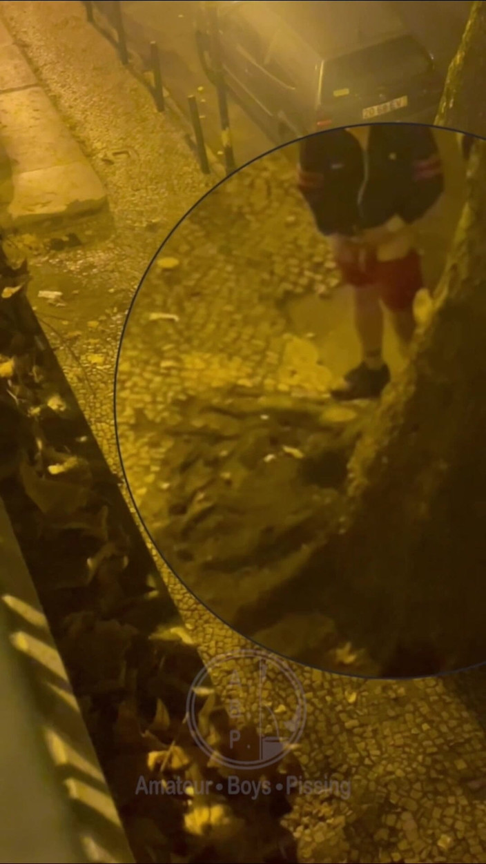 AmateurBoysPissing: Amateur Boy Caught Peeing in the Street