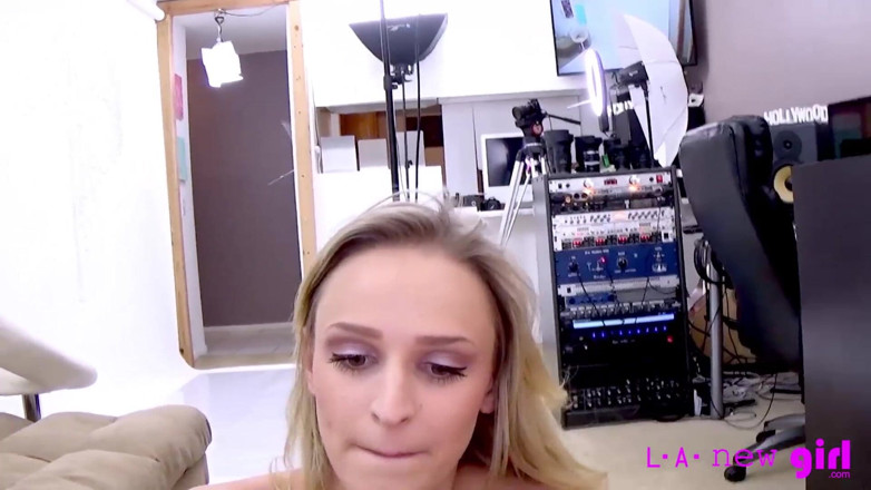 L.A. New Girl: Pornstar Emma Hix very first shoot - POV audition