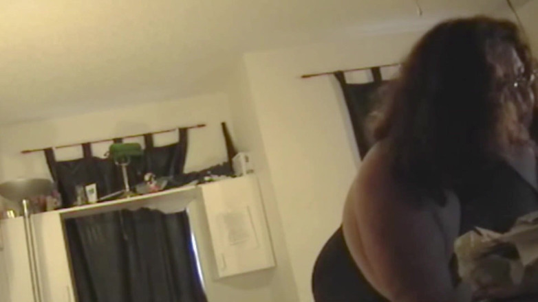 BBW nurse Vicki adventures with friends: Cam show in black part 1 dance and strip