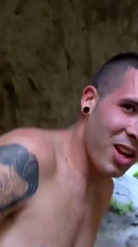 Brunette Sabrina Deep with Big Tits Gives Deep Blowjob and Fucks on the Beach # 1