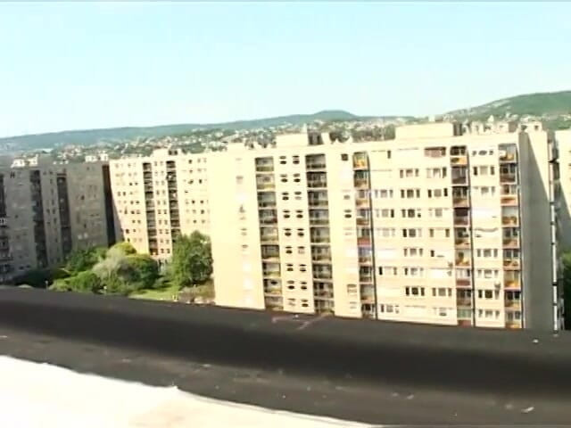 Gays Case: Bald gay receives blow job on roof of a building