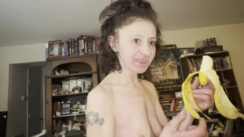 J13D75: Eat a Banana, Then Eat a Cock