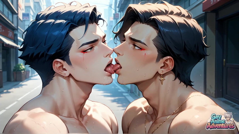 Gay Anime Adventures: Watch Beautiful Gay Muscle Studs Demonstrate off Their Urban Street...