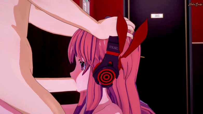 Hentai Smash: Chelsea deep throats a cock and gets fucked - Akama Hentai.