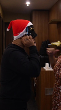 Parti Krismas bertukar menjadi xxx-mas, isteri marah yang bertetek besar suka kongkek Krismas.