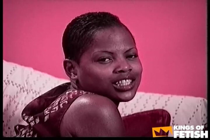 Inter-racial: Ebony with Huge Tits Plays with a Toy and Gets...