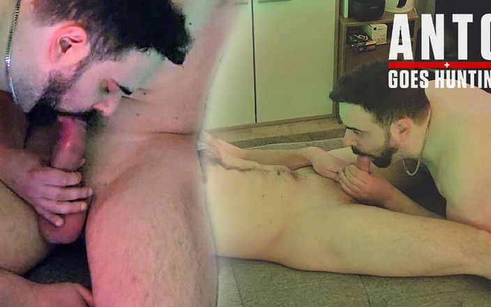AntoGoesHunting: Prosty zagraniczny facet dostaje jego ogromny kutas ssany przeze mnie...