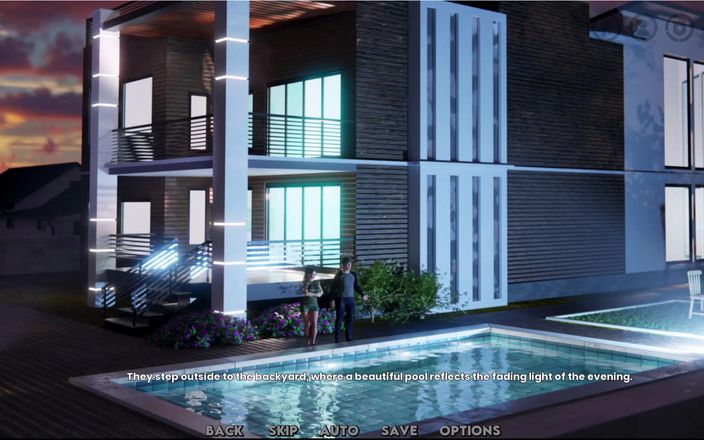 Johannes Gaming: Instincts invisibles 7 - Nicole et Melvin s’amusent dans la piscine