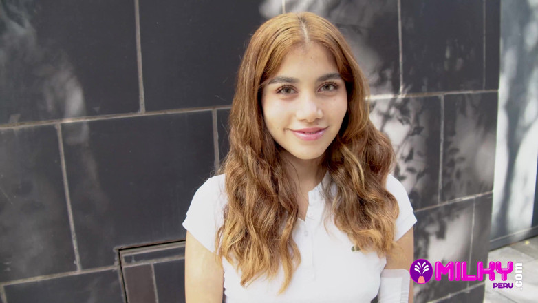 Milky Peru: Marina Gold Peruvian Teen Challenges Herself And Ends Up Fucking.......