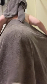 Stepped out of the shower