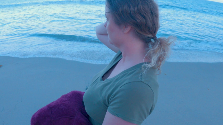 Erin Electra: Stepson cheats with stepmom on the beach