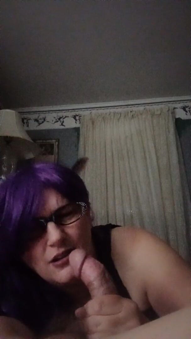 Blow_girl: Sucking cock while getting spanked.