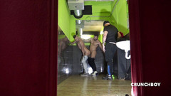 Bareback spy cam from Spain: Mars gymberger dientot tanpa kondom sama beniot massi di toilet
