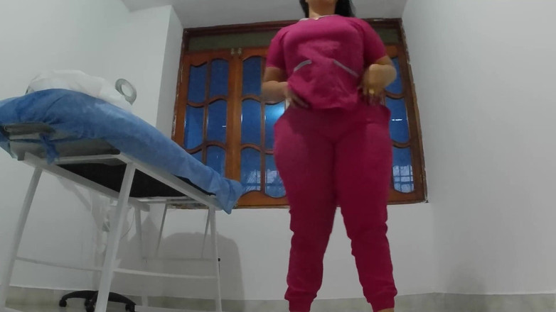pampammedallo: Nurse Trying on Underwear