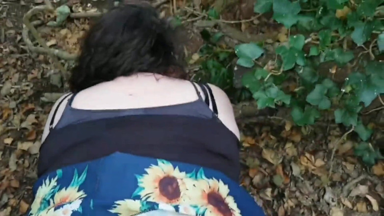 Real homemade BBW BBC porn: WildEnglishBBW BBC Nata4sex - Drilling my pussy outdoor doggy cumshot