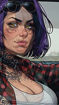 Art de bombasses tatoueuses sexy