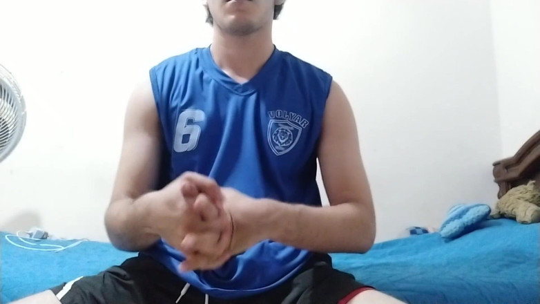 Leo J: Young Colombian Masturbating Until He Cum Part 1