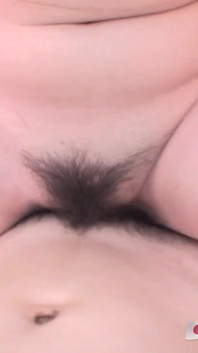 Shy Japanese teen with big clit