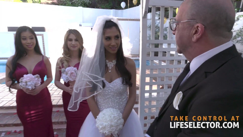 LifeSelector: Fuck your bride, Gianna Dior &amp; Bridesmaids, Kristen Scott and Jade...