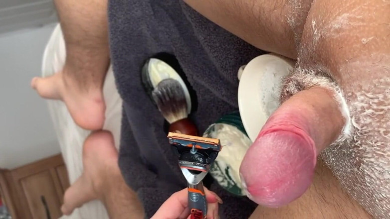 BackInAFlash: Full video - Girl shaves friend's dick