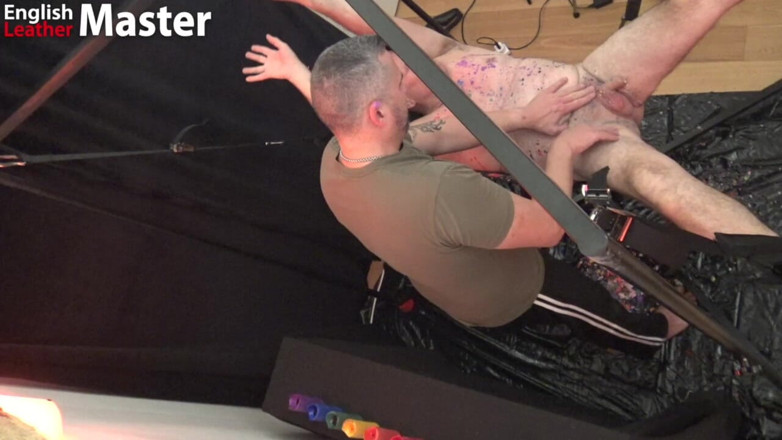 EnglishLeathermaster: Wax Play on My Partner