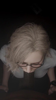 상사의 거대한 흑인 괴물 자지 애널 갭에 의해 파괴되는 음란한 비서