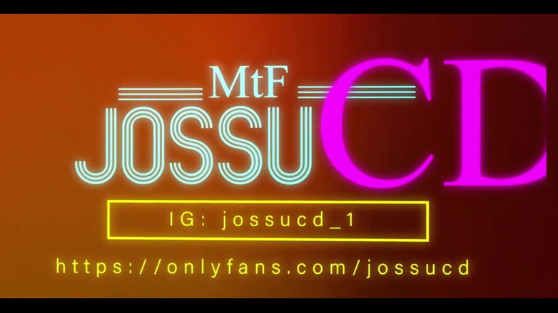 JossuCD: Кроссдрессер Jossu наслаждаясь моим первым дилдо, который я купила и кончаю