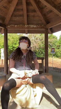 No330タックおまんこ露出散歩２