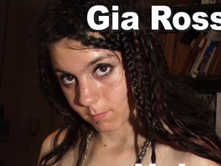 Picticon bondage and fetish: Gia Rossi, employée de bureau nue, tire en rose
