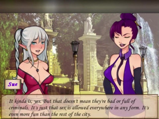 3DXXXTEEN2 Cartoon: Janna becomes a lady of the night. 3D porn cartoon sex