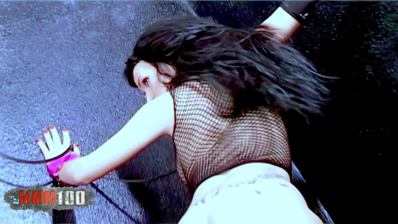 MMM100: Nina Roberts: bintang lucah seksi membuat bogel sado