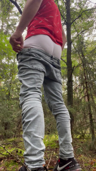Outside Jerking Gay Crossing