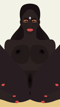 Asmr senyap untuk lelaki - menyembah dewi hitam awak selama 21 minit